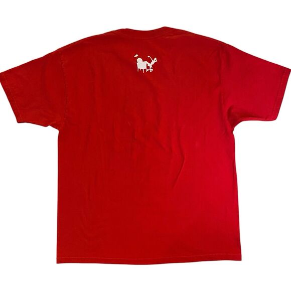 Men's T Shirt Bowling Soccer Dodge Ball I’d Hit That Funny Graphic Tee Y2K Sz XL - Picture 2 of 12